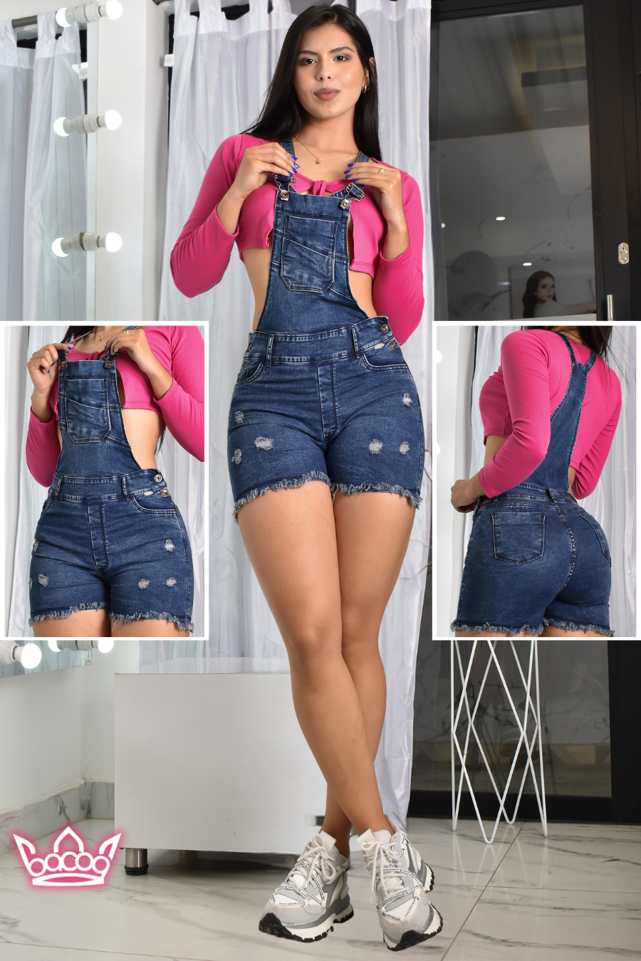 BRAGA SHORT LEVANTA COLA B-3019