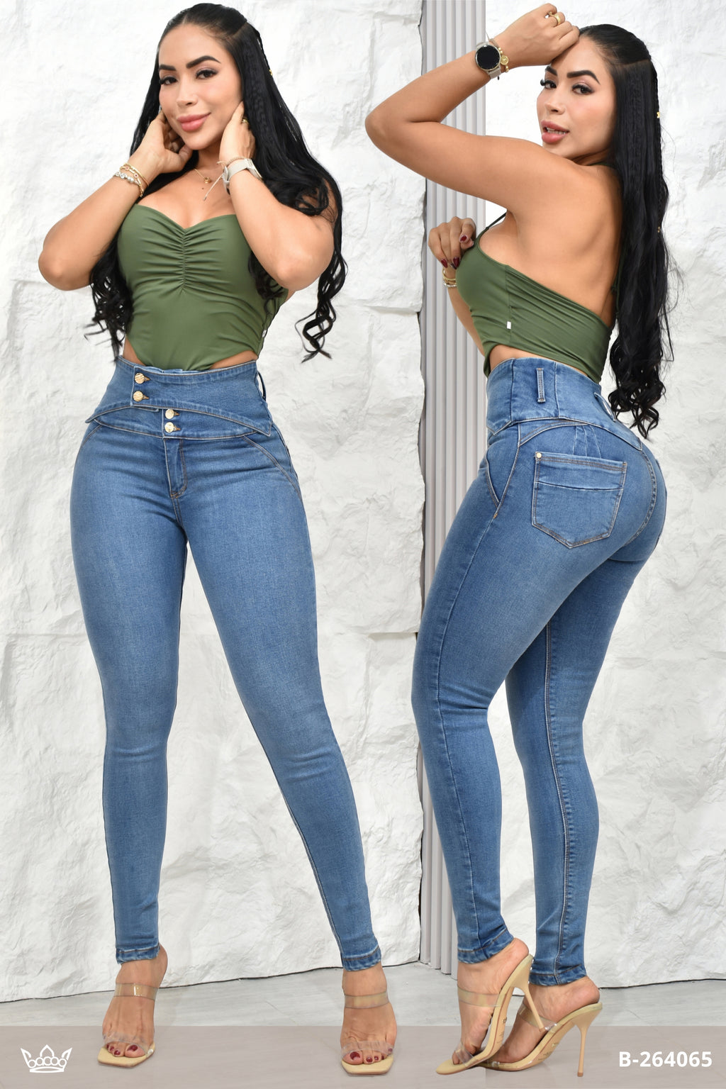 JEANS SKINNY (EXCLUSIVO), LEVANTA COLA  REF. B264065