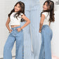 JEANS NIÑA BOTA RECTA REF. BK-254030