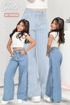 JEANS NIÑA BOTA RECTA REF. BK-254030