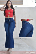 JEANS BOTA ANCHA LEVANTA COLA  REF. B-254061
