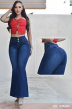 JEANS BOTA ANCHA LEVANTA COLA  REF. B-254061
