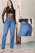 JEANS BOTA RECTA LEVANTA COLA  REF. B-254068