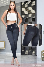 JEANS SKINNY CONTROL ABDOMEN LEVANTA COLA  REF. B-40710