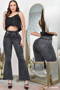 JEANS BOTA ANCHA LEVANTA COLA  REF. B-254038