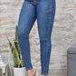 JEANS SKINNY CONTROL ABDOMEN LEVANTA COLA  REF. BK-40149