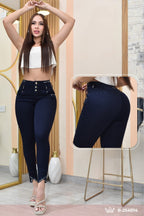 JEANS SKINNY CONTROL ABDOMEN LEVANTA COLA  REF. B-254014