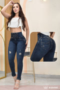 JEANS SKINNY CONTROL ABDOMEN LEVANTA COLA  REF. B-254003