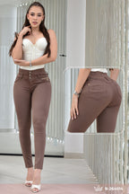 PANTALON SKINNY CONTROL ABDOMEN LEVANTA COLA  REF. B264014