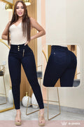 JEANS SKINNY CONTROL ABDOMEN LEVANTA COLA  REF. B-254012
