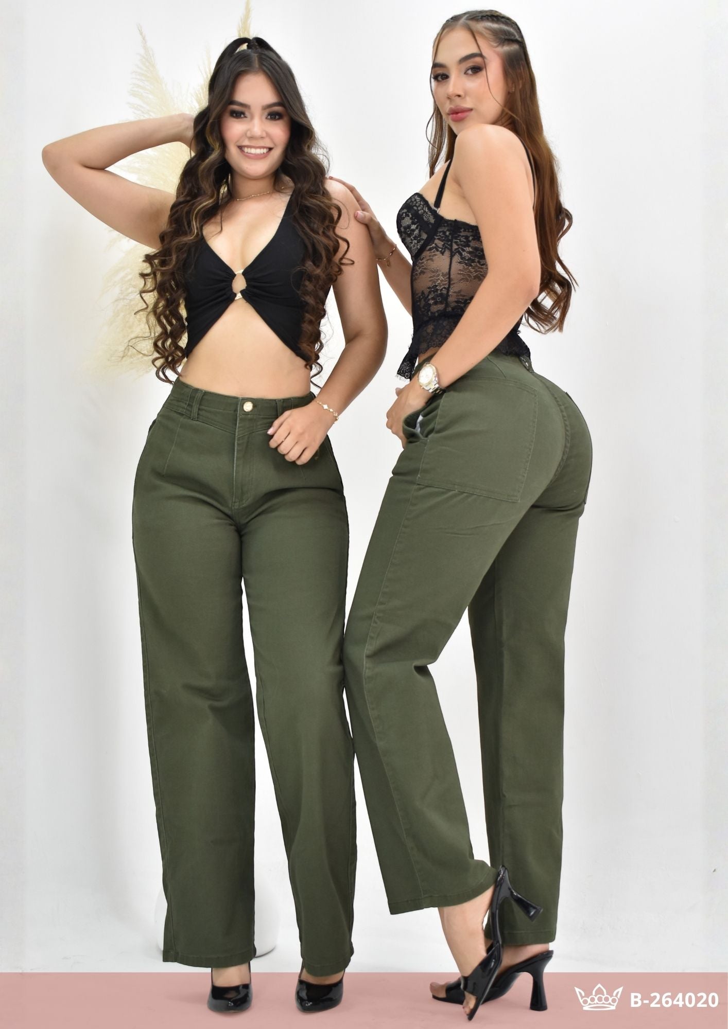 PANTALON BOTA RECTA LEVANTA COLA  REF. B264020
