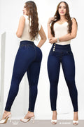 JEANS SKINNY CONTROL ABDOMEN LEVANTA COLA  REF. B264069