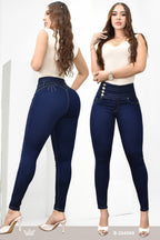 JEANS SKINNY CONTROL ABDOMEN LEVANTA COLA  REF. B264069