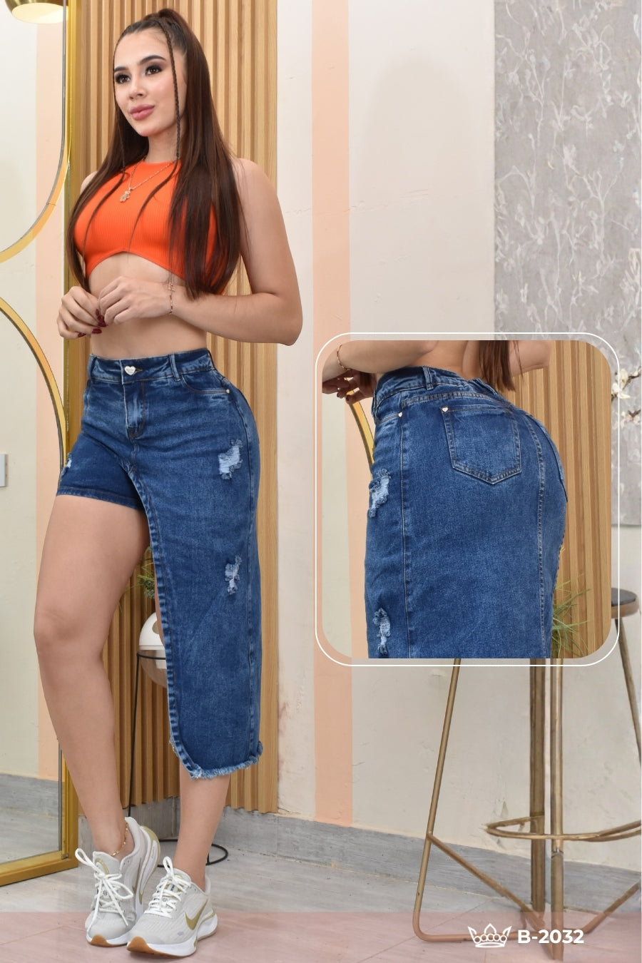 MAXIFALDA ASIMETRICA BACOA REF. B-2032