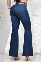 JEANS BOTA ANCHA (EXCLUSIVO), LEVANTA COLA REF. B-264055