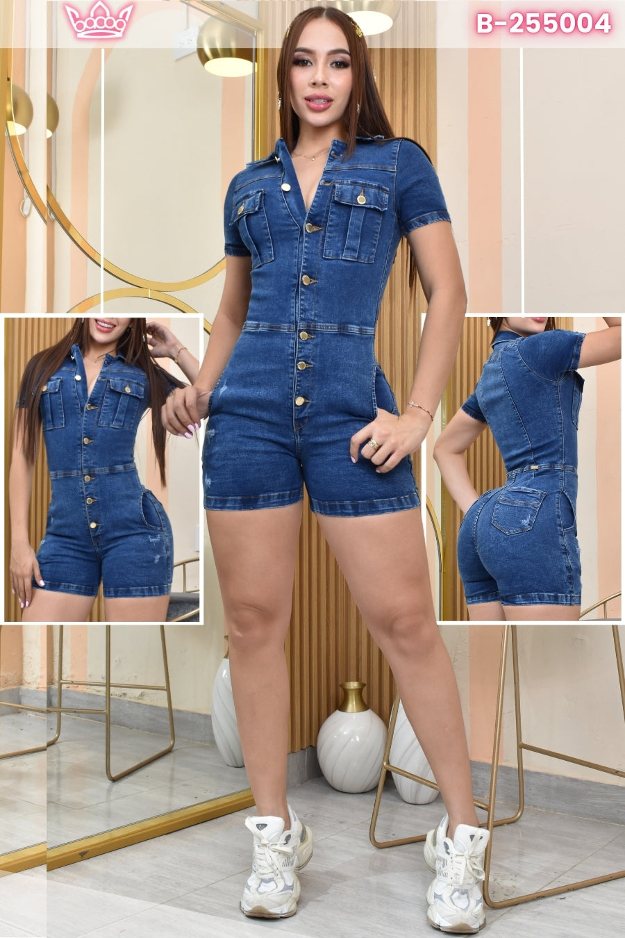 ENTERIZO  DENIM STRECH, HORMA PERFECTA REF. B-255004