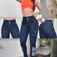 JEANS SKINNY CONTROL ABDOMEN LEVANTA COLA  REF. B-254016