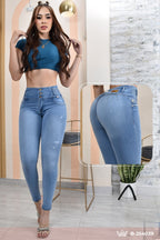JEANS SKINNY CONTROL ABDOMEN LEVANTA COLA  REF. B-254039