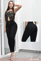 PANTALON SKINNY CONTROL ABDOMEN LEVANTA COLA  REF. B-40798