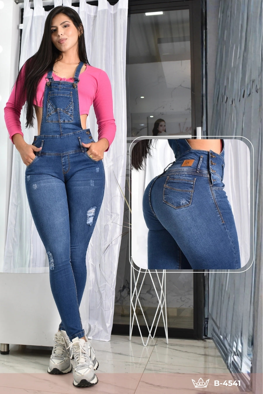 BRAGA PANTALON LEVANTA COLA B-4541