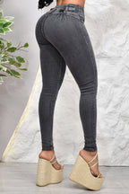 JEANS SKINNY (CLASICO), LEVANTA COLA  REF. B264042