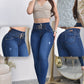 JEANS SKINNY CONTROL ABDOMEN LEVANTA COLA  REF. B-254049