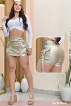 FALDA SHORT CUERINA BACOA REF. B258501