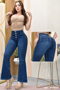 JEANS BOTA ANCHA LEVANTA COLA  REF. B-254058
