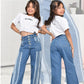 JEANS NIÑA BOTA RECTA REF. BK-254022