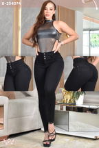 PANTALON SKINNY CONTROL ABDOMEN LEVANTA COLA  REF. B-254074