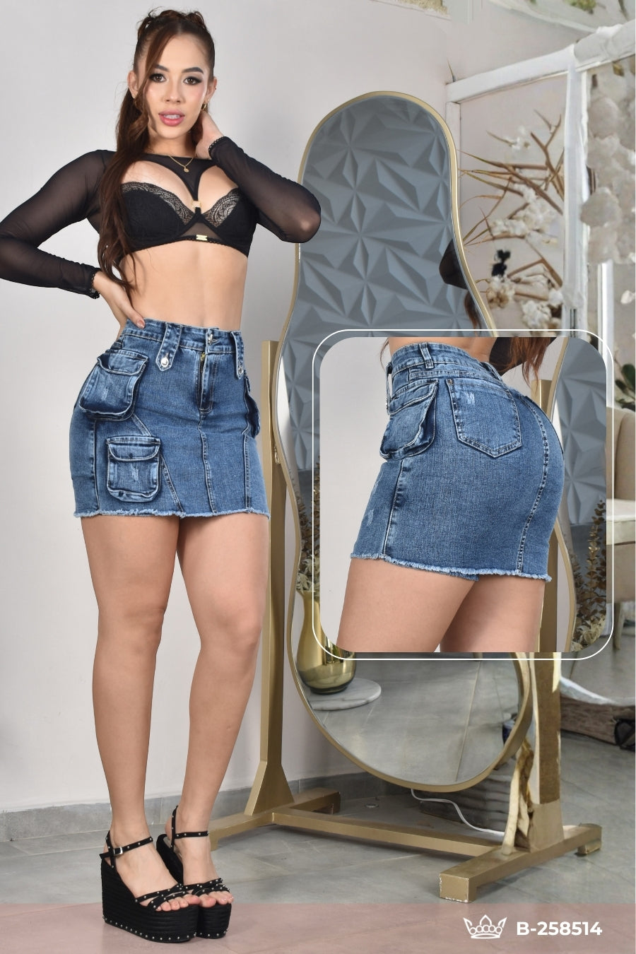 FALDA SHORT DAMA BACOA  REF. B-258514