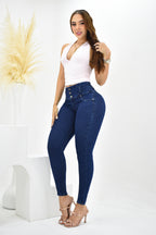 JEANS SKINNY CONTROL ABDOMEN LEVANTA COLA REF. B264028