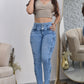 JEANS SKINNY CONTROL ABDOMEN LEVANTA COLA  REF. B-254053