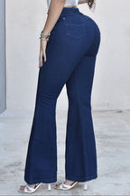 JEANS BOTA ANCHA LEVANTA COLA  REF. B-254059