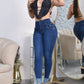 JEANS SKINNY CONTROL ABDOMEN LEVANTA COLA  REF. B-254050