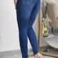 JEANS SKINNY CONTROL ABDOMEN LEVANTA COLA  REF. B-254049