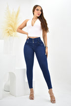 JEANS SKINNY CONTROL ABDOMEN LEVANTA COLA REF. B264028