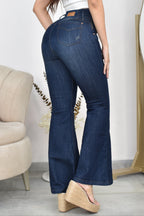 JEANS BOTA ANCHA LEVANTA COLA  REF. B-254029