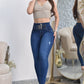 JEANS SKINNY CONTROL ABDOMEN LEVANTA COLA  REF. B-254049