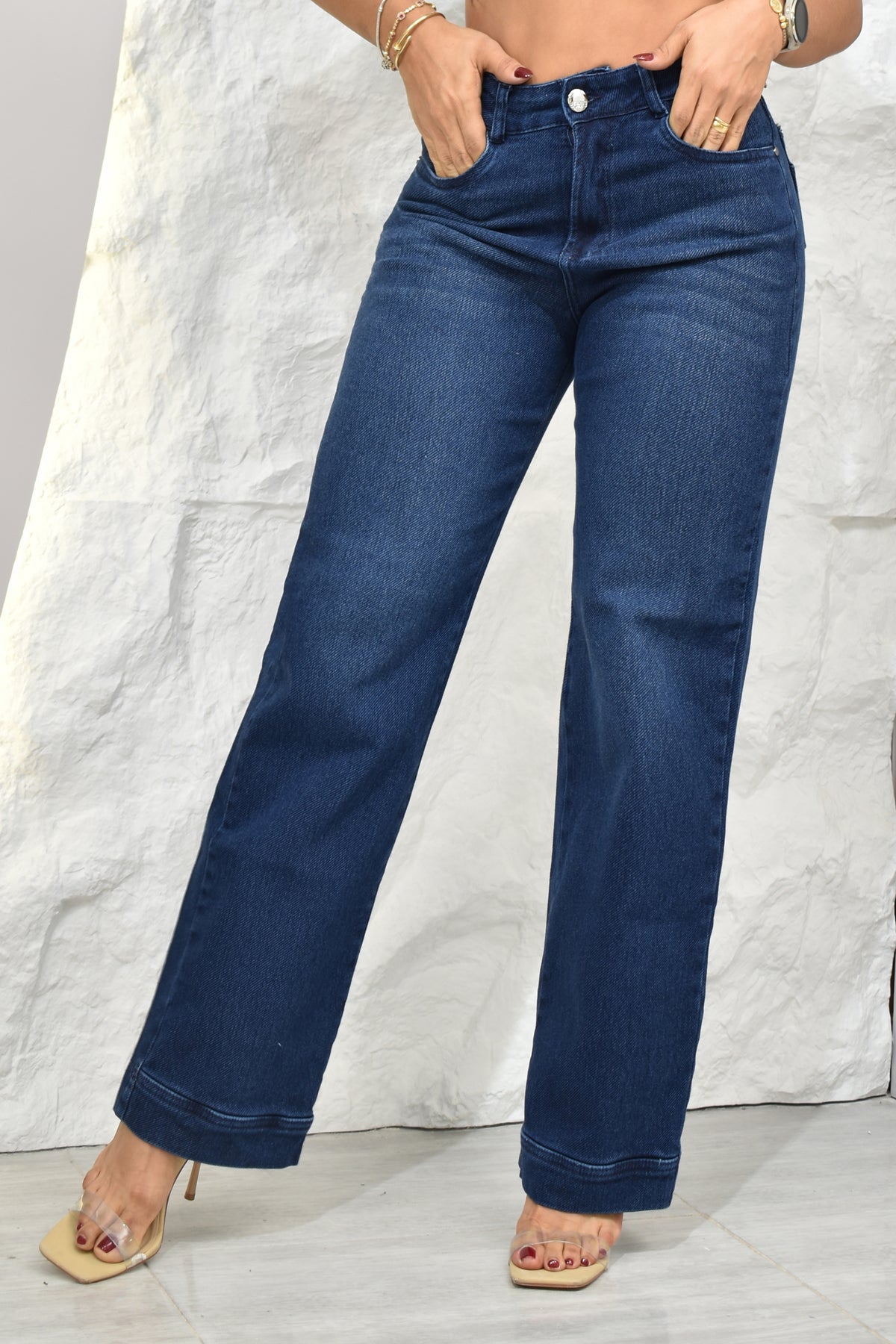 JEANS BOTA RECTA, (CLASICO)  HORMA PERFECTA  REF. B264037