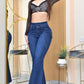 JEANS BOTA CAMPANA LEVANTA COLA  REF. B-254026