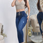 JEANS SKINNY CONTROL ABDOMEN LEVANTA COLA  REF. B-254049