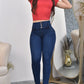 JEANS SKINNY CONTROL ABDOMEN LEVANTA COLA  REF. B-254054