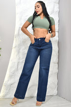 JEANS BOTA RECTA, (CLASICO)  HORMA PERFECTA  REF. B264037