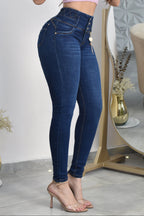 JEANS SKINNY CONTROL ABDOMEN LEVANTA COLA  REF. B-254046