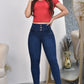 JEANS SKINNY CONTROL ABDOMEN LEVANTA COLA  REF. B-254054