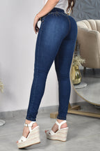 JEANS SKINNY CONTROL ABDOMEN LEVANTA COLA  REF. B-254048