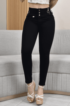 PANTALON SKINNY CONTROL ABDOMEN LEVANTA COLA  REF. B-40719