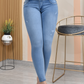 JEANS SKINNY CONTROL ABDOMEN LEVANTA COLA  REF. B-40757