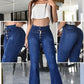 JEANS BOTA CAMPANA LEVANTA COLA REF. B-40793